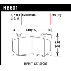 Hawk Brake Pad - Performance Ceramic