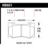 Plaquettes avant Infinity 4 pistons Hawk Brake Pad - HP Plus