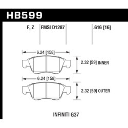 Hawk Brake Pad - HPS 5.0