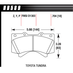 Hawk Brake Pad - Performance Ceramic