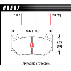 Hawk Brake Pad - ER-1