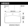 Hawk Brake Pad - HPS