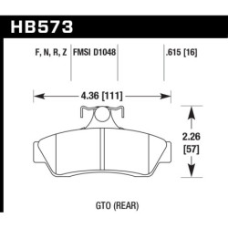 Hawk Brake Pad - HPS 5.0