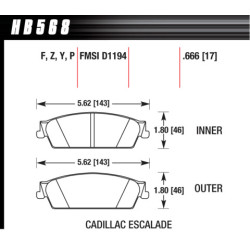 Hawk Brake Pad - LTS
