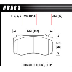 Hawk Brake Pad - Performance Ceramic