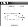 Plaquettes avant Dodge RAM Hawk Brake Pad - LTS
