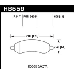 Hawk Brake Pad - HPS 5.0