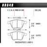 Hawk Brake Pad - DTC-60 (18 mm)
