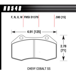 Hawk Brake Pad - ER-1