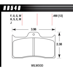 Hawk Brake Pad - DTC-50