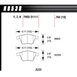 Hawk Brake Pad - HPS