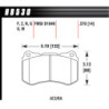 Hawk Brake Pad - DTC-60 (14 mm)