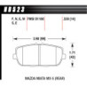 MX5 ND arriere plaquettes Hawk Brake Pad - HPS 5.0