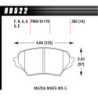 MX5 NC plaquettes avant Hawk Brake Pad - DTC-60 (14 mm)
