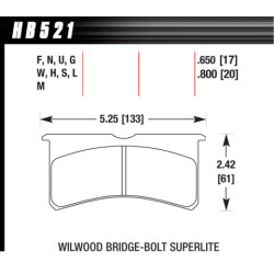 Hawk Brake Pad - DTC-50