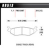 Plaquettes arrieres Dodge RAM Hawk Brake Pad - LTS