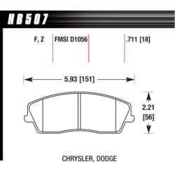 Hawk Brake Pad - HPS