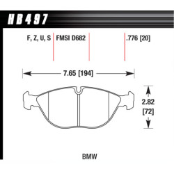 Hawk Brake Pad - Performance Ceramic