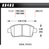Hawk Brake Pad - Blue 9012 (17 mm)