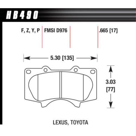 Hawk Brake Pad - Super Duty
