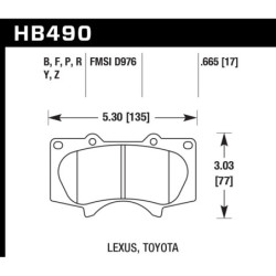 Hawk Brake Pad - HP Plus