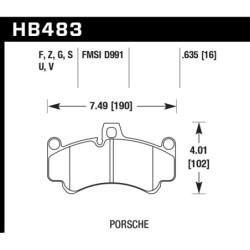 Hawk Brake Pad - HPS 5.0