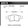 Focus Mazda 3  Saab et Jaguar arrieres plaquettes Hawk Brake Pad - HPS 5.0