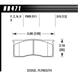 Hawk Brake Pad - HPS