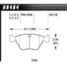 Hawk Brake Pad - DTC-60 (19 mm)