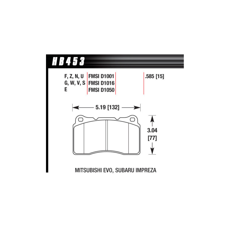 Hawk Brake Pad - DTC-80