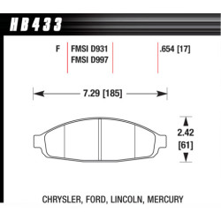 Hawk Brake Pad - HPS