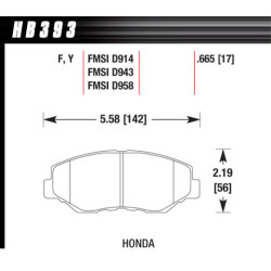 Hawk Brake Pad - DTC-70