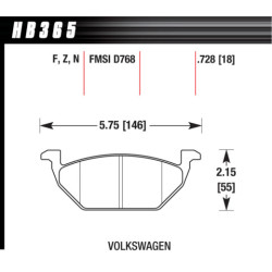 Hawk Brake Pad - HP Plus