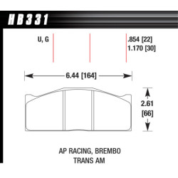 Hawk Brake Pad - DTC-80