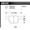 Hawk Brake Pad - HT-10 (18 mm)
