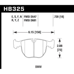 Hawk Brake Pad - HPS 5.0