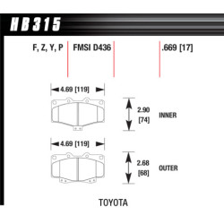 Hawk Brake Pad - LTS