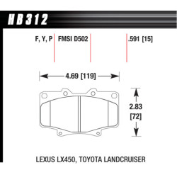 Hawk Brake Pad - LTS