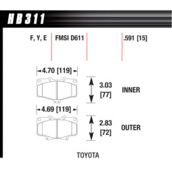 Hawk Brake Pad - LTS