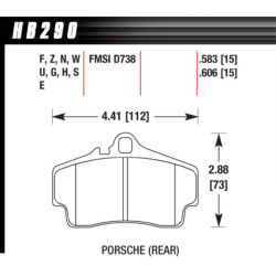 Hawk Brake Pad - HPS 5.0
