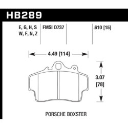 Hawk Brake Pad - HPS 5.0