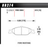 Hawk Brake Pad - Blue 9012 (16 mm)