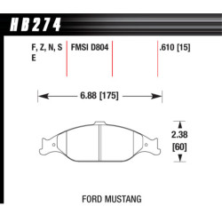 Hawk Brake Pad - HPS 5.0