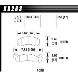 Hawk Brake Pad - HPS 5.0