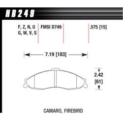 Hawk Brake Pad - HPS 5.0