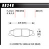 Hawk Brake Pad - HT-10 (17 mm)