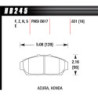 Hawk Brake Pad - Blue 9012 (16 mm)