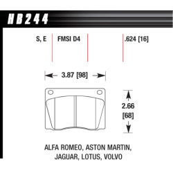 Hawk Brake Pad - ER-1