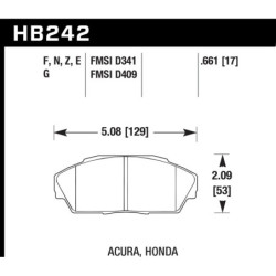 Hawk Brake Pad - HPS 5.0
