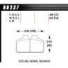 Brake Pad - DTC-30 (16 mm)